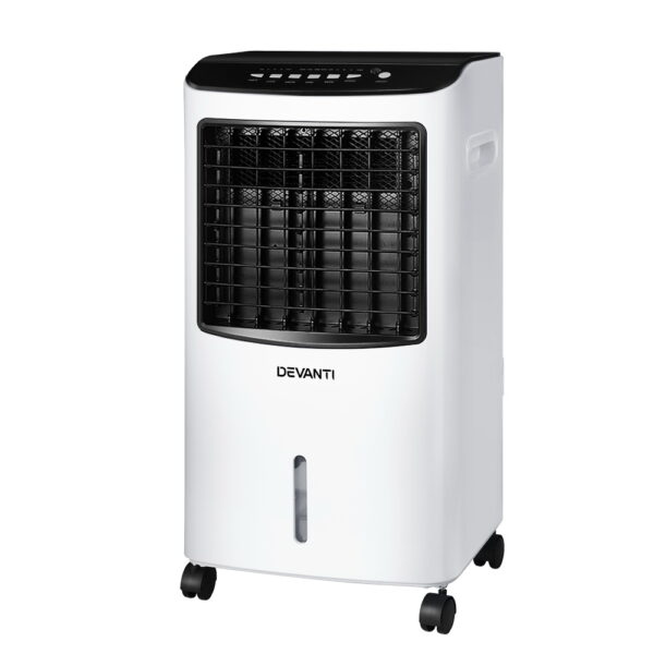 Fanno-Evaporative Air Cooler Humidifier 4-in-1 8L Remote Control Adjustable Louvres