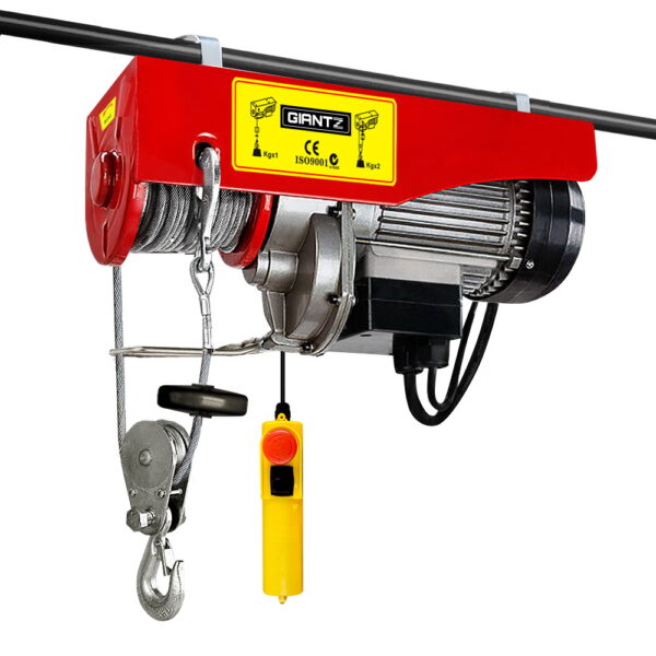 Fanno-Electric Hoist Winch 125kg 250kg 510W 18m Cable Remote Control Lifting Tool