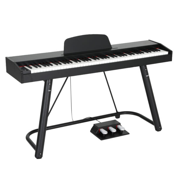 Fanno-88-Key Electric Keyboard Digital Piano with Stand Sustain Pedal and Music Holder