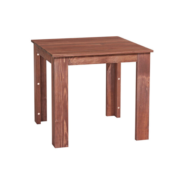 Fanno-Wooden Side Table for Outdoor Use Coffee Table Patio Furniture Brown 44.5cm