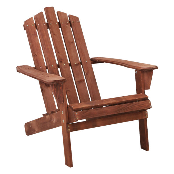 Fanno-Adirondack Chair Outdoor Wooden Patio Furniture Eco-Friendly UV Resistant Design