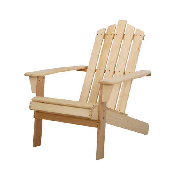 Fanno-Adirondack Chair Outdoor Wooden Patio Furniture Eco-Friendly UV Resistant Design