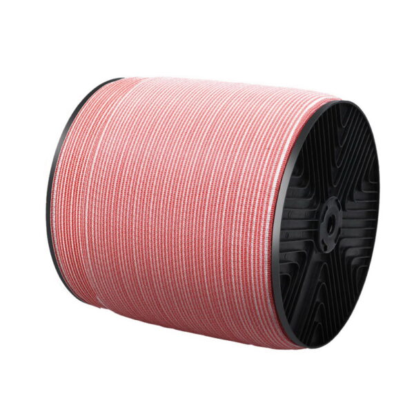 Fanno-Electric Fence Polytape 1200M Red White Highly Visible for Livestock Fencing