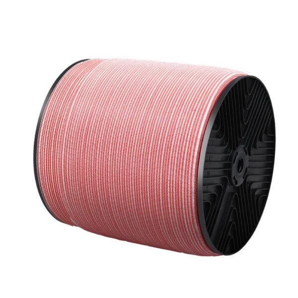 Fanno-Electric Fence Polytape 2000M Red White Highly Visible for Livestock Fencing