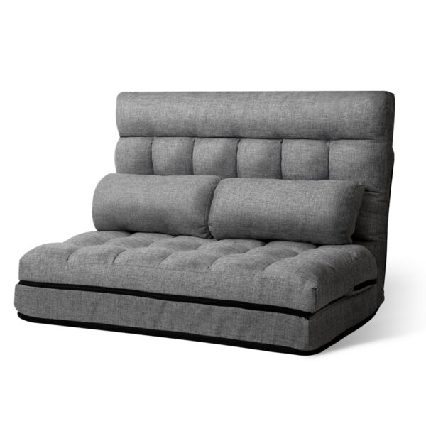 Fanno-Lounge Sofa Bed with Adjustable Positions and Removable Cover for Easy Storage