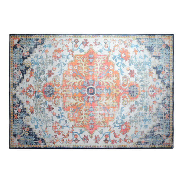 Fanno-Flannel Fabric Floor Rug 160x230cm Persian Design Non-Slip Water-Repellent Mat