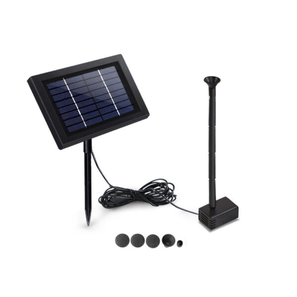 Fanno-Solar Powered Fountain Kit for Garden with Brushless Pump and Easy Setup