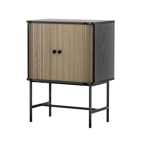 Fanno-Two-Tone Buffet Sideboard Storage Cabinet with Sliding Doors for Dining Room