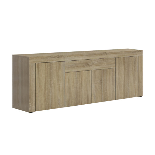 Fanno-Buffet Sideboard Modern Storage Cabinet with Push-to-Open Design and Wood Finish