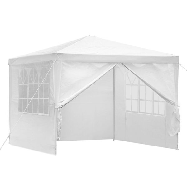 Fanno-3x3m Gazebo Canopy Tent Waterproof UV Resistant Outdoor Event Shelter with Walls