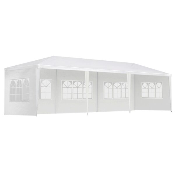 Fanno-Outdoor Gazebo Canopy 3x9m Waterproof UV Resistant Event Tent with Carry Bag