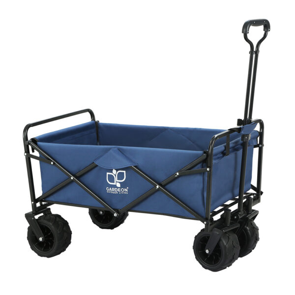 Fanno-Folding Garden Cart Heavy Duty Trolley for Camping Groceries and Outdoor Use