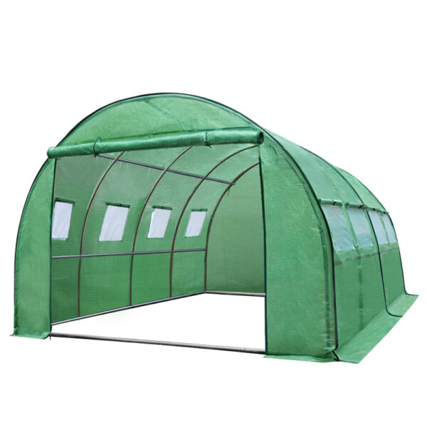 Fanno-Tunnel Greenhouse 4x3x2M Walk-In Plant Shelter for Year-Round Gardening