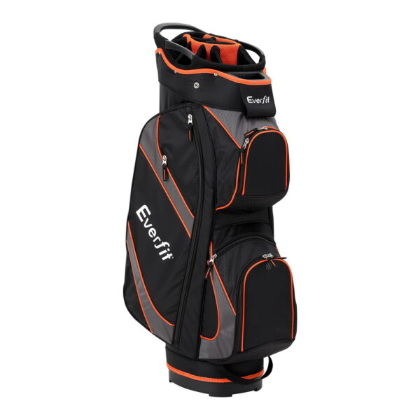 Fanno-14-Way Divider Golf Bag with Insulated Pocket and Dual Straps for Easy Carry