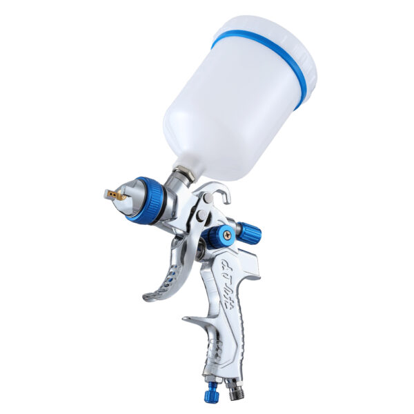 Fanno-Spray Gun Paint Gun HVLP Gravity Feed 1.4mm 1.7mm 2.0mm Nozzles Included