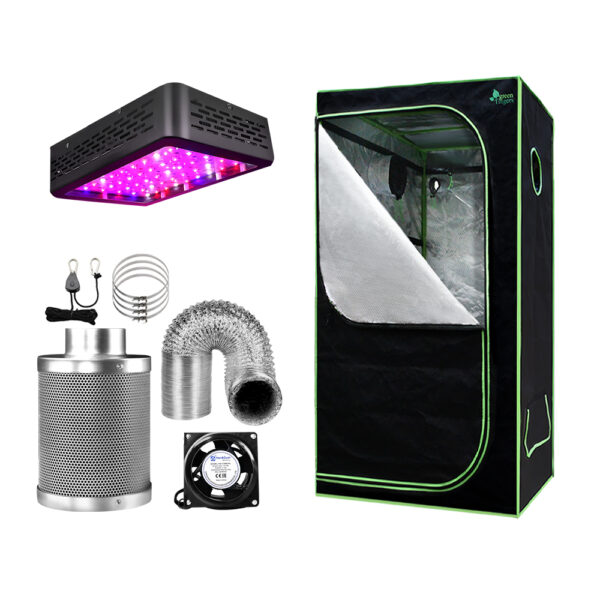 Fanno-LED Grow Light and Grow Tent Kit 600W Full Spectrum for Indoor Plant Growth