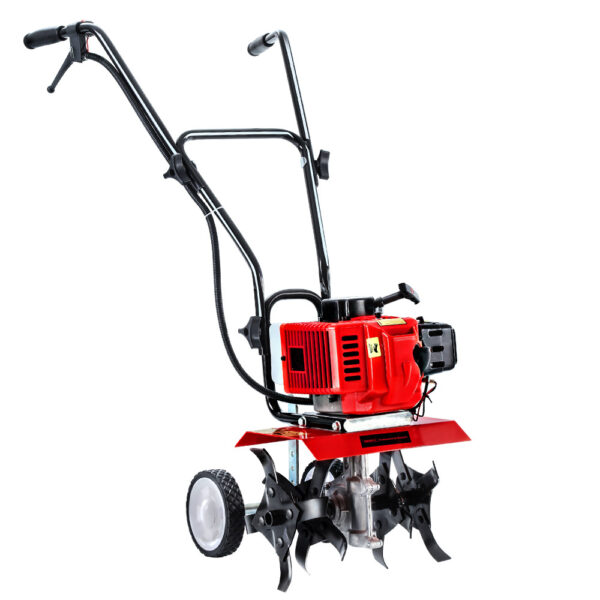 Fanno-Hand-held Tiller 88cc 2-Stroke Petrol Motor Garden Cultivator Soil Rototiller