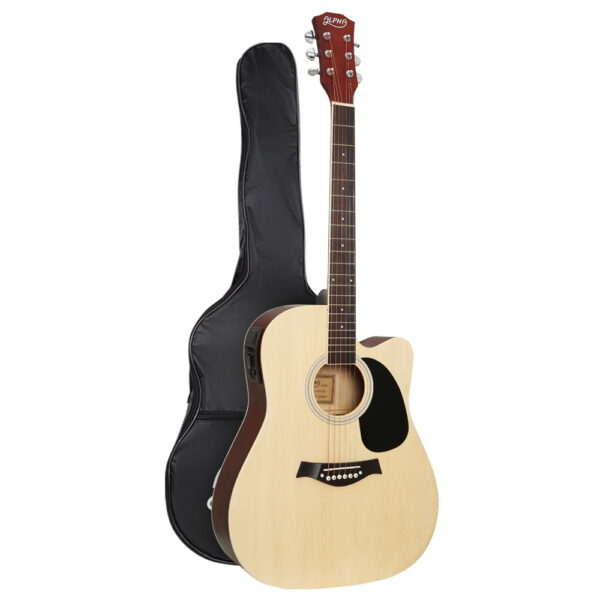 Fanno-41 Inch Electric Acoustic Guitar with 5-Band EQ and Accessories for Musicians