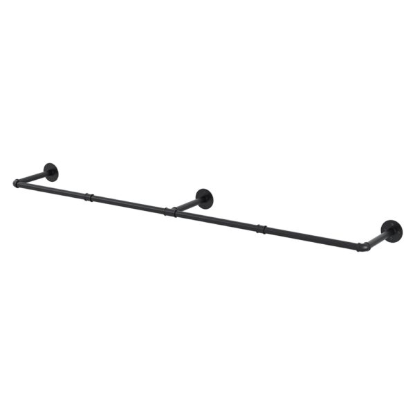 Fanno-Clothes Rack Floating Shelf Metal