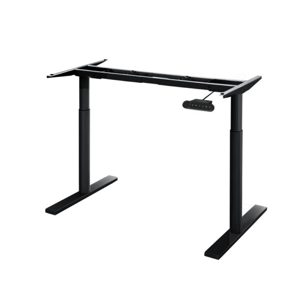 Fanno-Motorised Adjustable Sit Stand Desk Frame Compatible with 120cm to 170cm Desktops