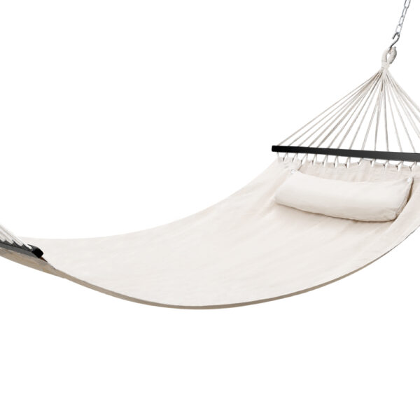 Fanno-2-Person Hammock Bed with Pillow for Outdoor Indoor Use Easy Setup 150kg Capacity