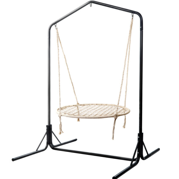 Fanno-Hammock Swing Chair with Stand for Kids and Adults Indoor Outdoor Use 120kg Capacity