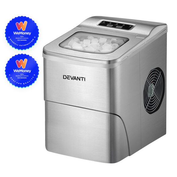 Fanno-Portable Ice Maker Produces 12kg Daily 9 Cubes in 6-13 Minutes Compact Design