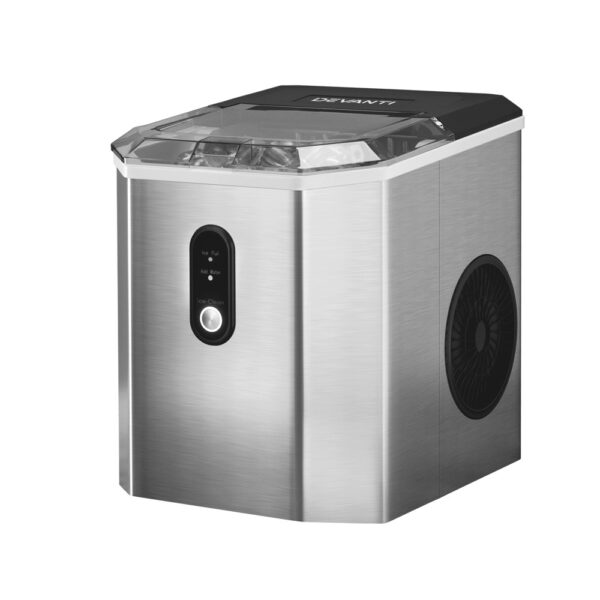 Fanno-Portable Ice Maker Machine Produces 12kg Ice Daily Compact Countertop Design