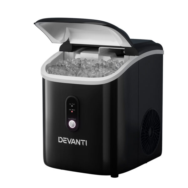 Fanno-Compact Nugget Ice Maker Produces 15kg Ice in 5-10 Minutes for Home Use