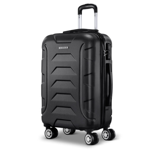 Fanno-20 Inch Lightweight Hard Shell Luggage with Dual Wheels and Secure Code Lock