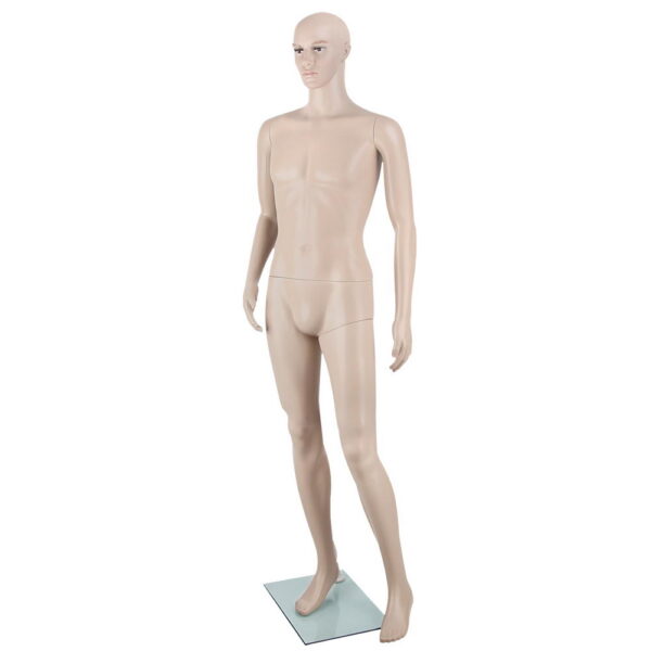 Fanno-Full Body Male Mannequin 186cm Adjustable Display for Fashion Clothing and Accessories