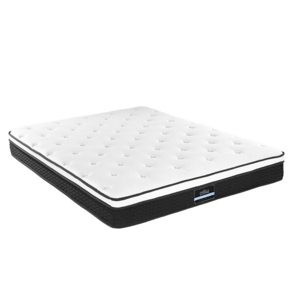 Fanno-Bonnell Spring Mattress Queen Medium Firm Euro Top Hypoallergenic Comfortable Support