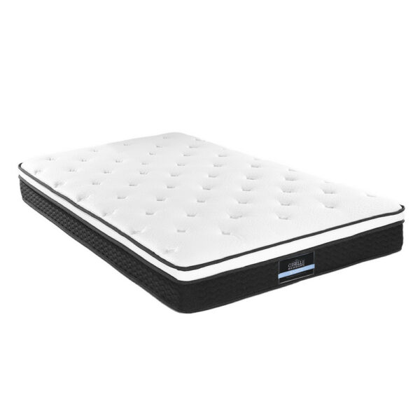 Fanno-Bonnell Spring Mattress Medium Firm Euro Top Single High Density Foam Support