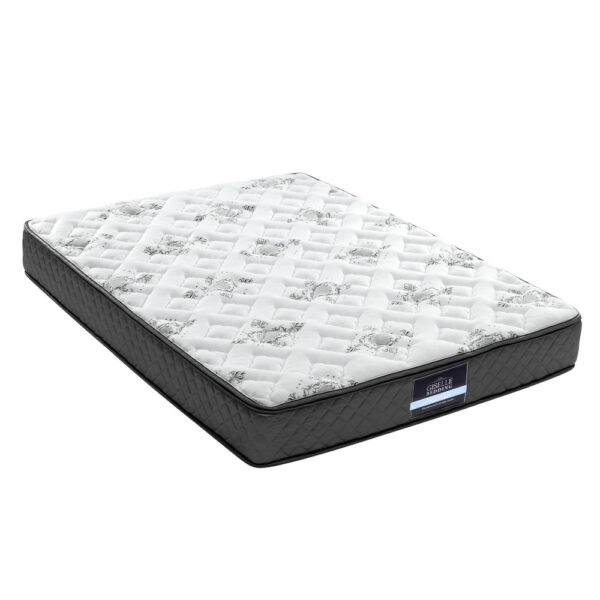 Fanno-Pillow Top Bonnell Spring Mattress King Medium Firm Comfort Support 24cm Thick