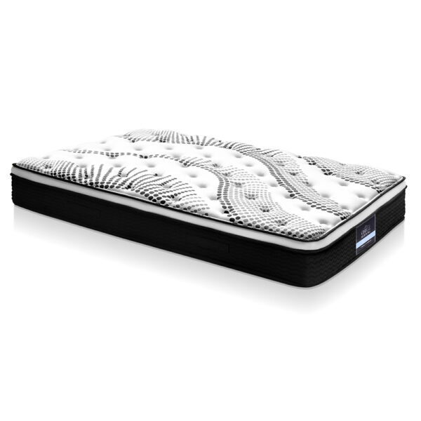 Fanno-Euro Top Mattress King Single High Density Foam Plush Comfort Hypoallergenic