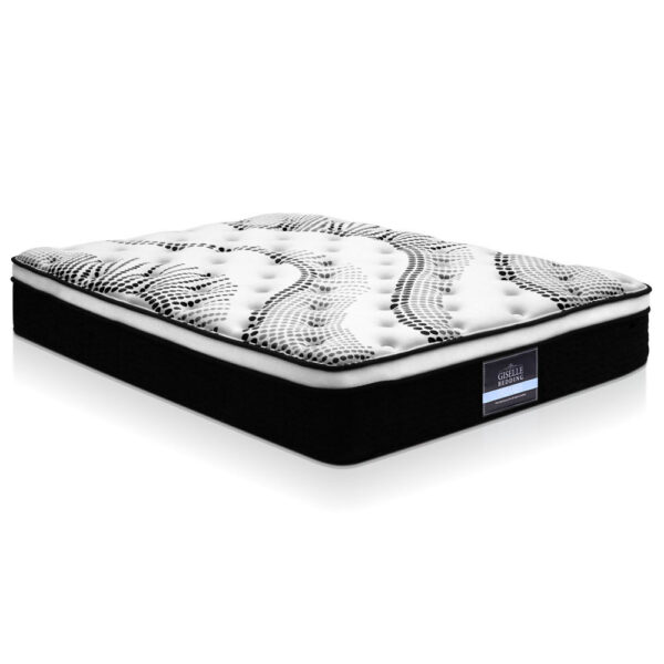 Fanno-Euro Top Queen Mattress with High-Density Foam and Pocket Springs for Comfort