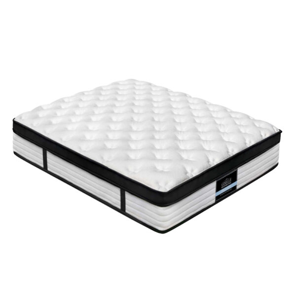 Fanno-Euro Top King Mattress with Plush Padding and 5 Zoned Pocket Springs for Comfort