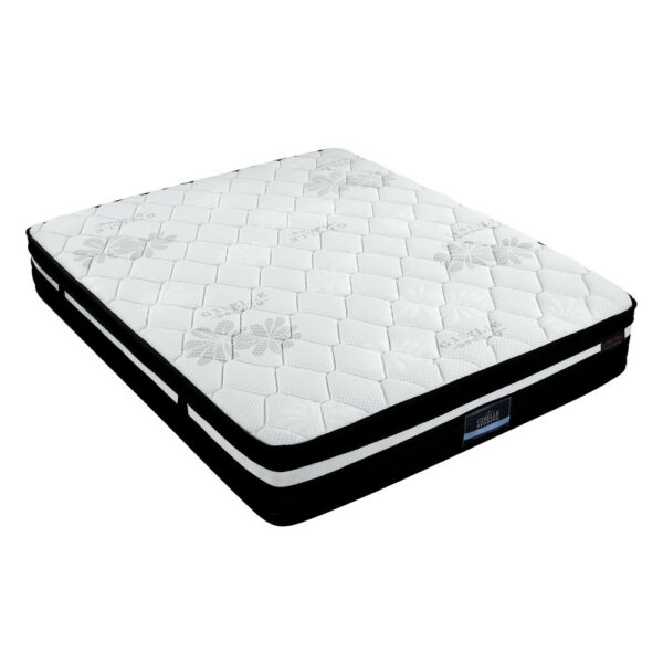 Fanno-Ultra Firm Euro Top Mattress 28cm King Size Hypoallergenic Pocket Spring Support