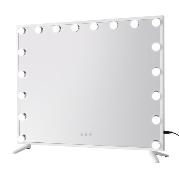 Fanno-Makeup Mirror with 18 LED Bulbs Adjustable Brightness and Color Temperature