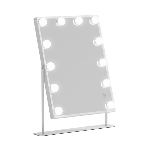 Fanno-Hollywood Vanity Mirror with Bluetooth Speaker LED Light Touch Control 30x40cm