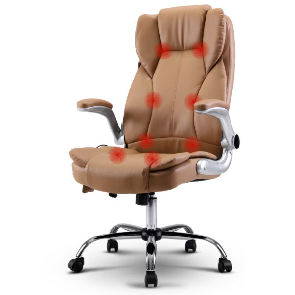 Fanno-Massage Office Chair with 8-Point Vibration and Remote Control for Comfort