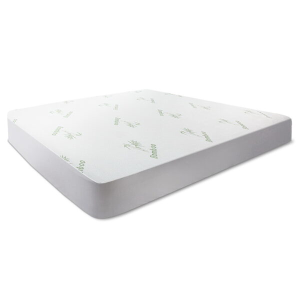 Fanno-Bamboo Fabric Mattress Protector King Size Water Resistant Anti-Bacterial Cover