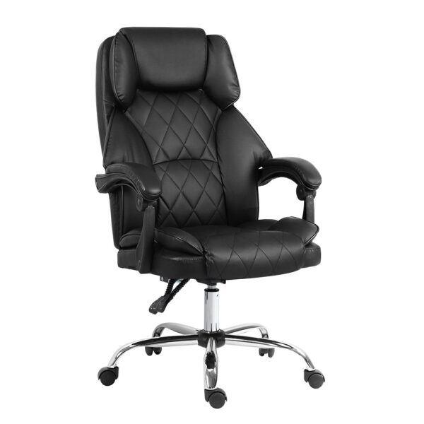 Fanno-Contoured High Back Office Chair with Adjustable Height and Recline Features