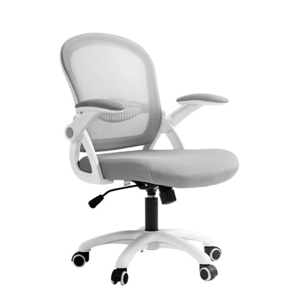 Fanno-Contemporary Mesh Office Chair with Adjustable Height and Flip-Up Armrests