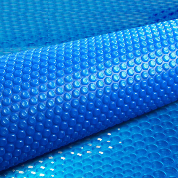 Fanno-Solar Pool Cover 500 Micron 9.5x5m Blue Isothermal Heat Retention Blanket