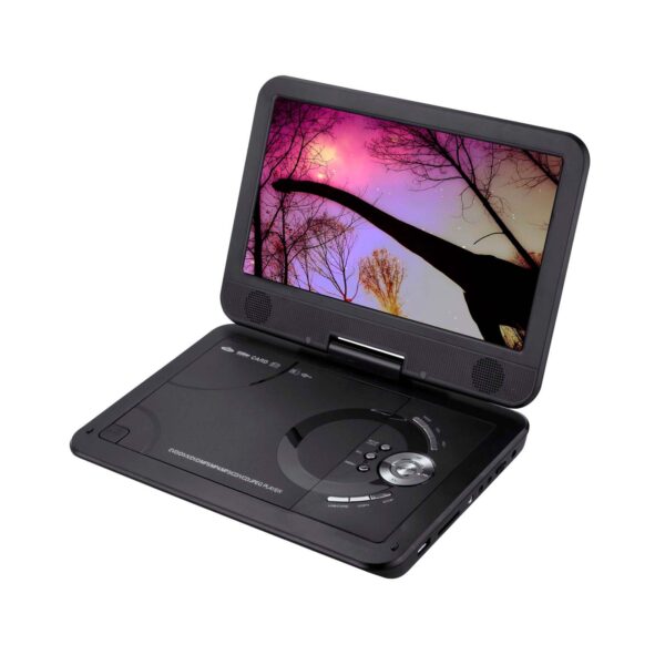 Fanno-10.1 Inch Portable DVD Player with Swivel Screen USB SD Card Compatible