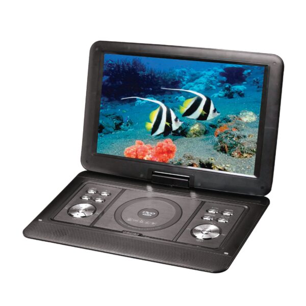 Fanno-15.4 Inch Swivel Portable DVD Player with USB SD Card Slot and Remote Control