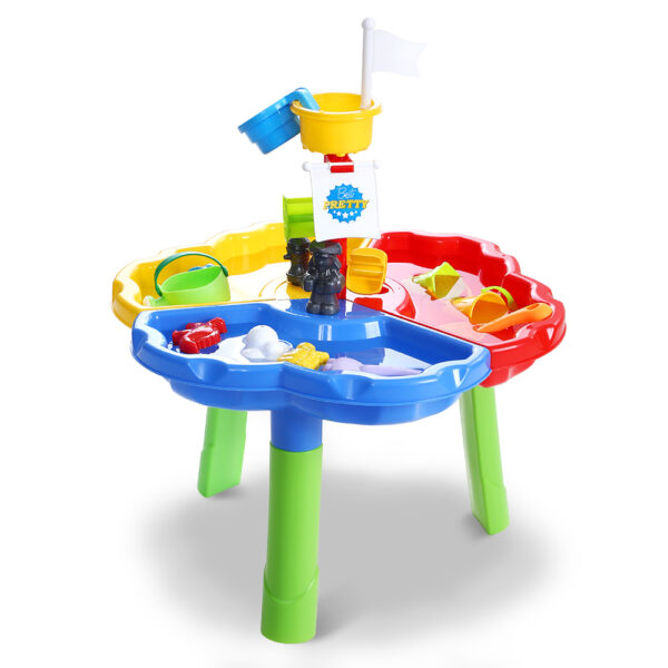 Fanno-Kids Sand and Water Table Outdoor Play Set for Beach and Backyard Fun