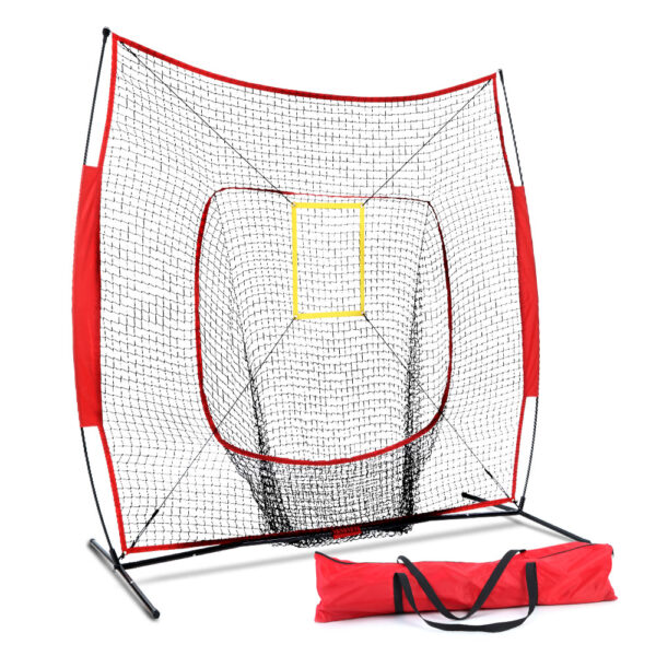 Fanno-Portable Baseball Training Net with Strike Zone for Indoor Outdoor Use