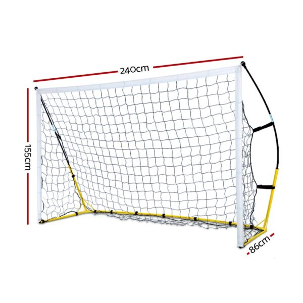 Fanno-Portable Soccer Goal with Durable Steel Frame for Training and Games